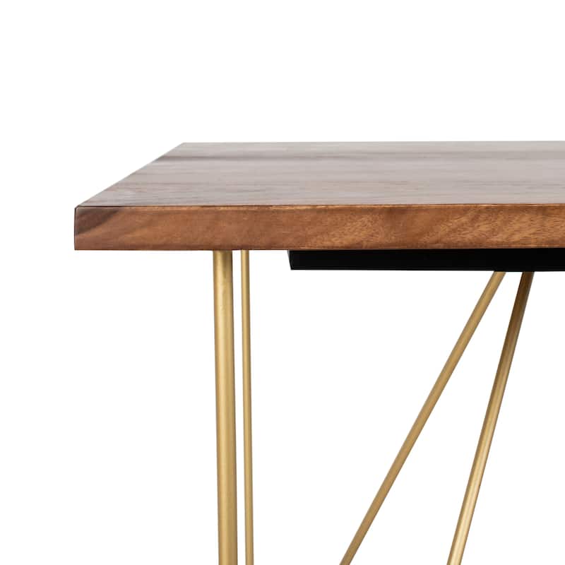 SAFAVIEH Home Captain Wood Dining Table - 63"W x 35"D x 30"H