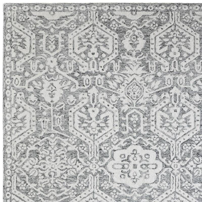 HomeRoots Geometric Casual Rectangle Area Rug