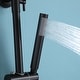 preview thumbnail 10 of 58, Outdoor 10 Inch Round Rain Shower Set with Handheld Shower (Adjustable Slider)