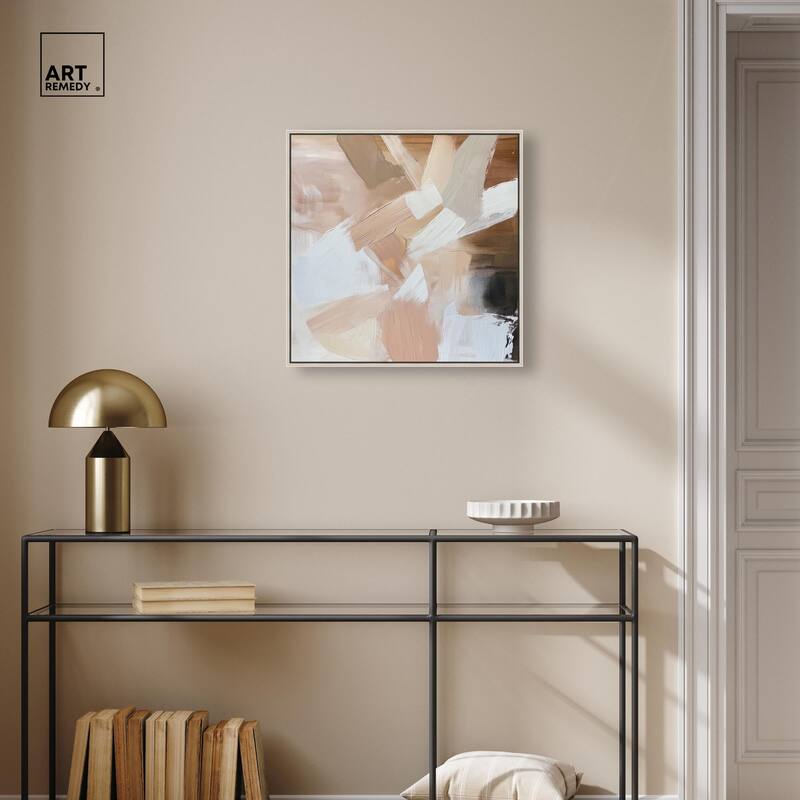 Taupe and Ash II Canvas by Art Remedy