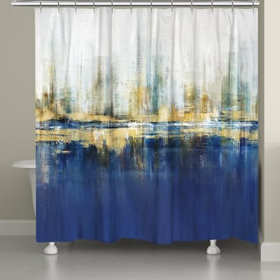 Golden Horizon Shower Curtain