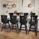 Option Black Velvet Set Of 8