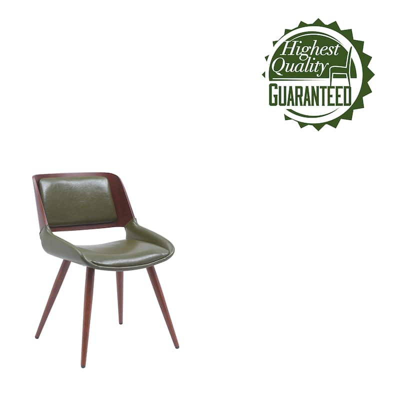 Porthos Home Basil Faux Leather Mid-Century Dining Chair