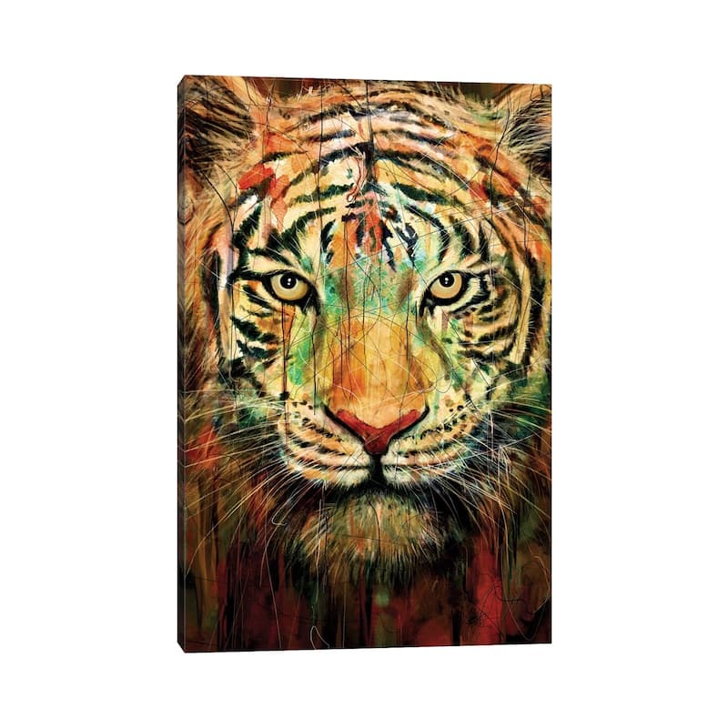 iCanvas "Tiger II" by Nicebleed Canvas Print
