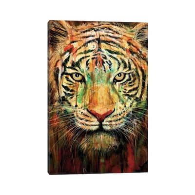 iCanvas "Tiger II" by Nicebleed Canvas Print