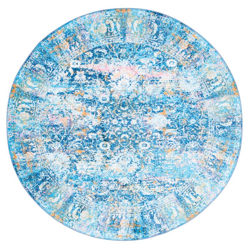 SAFAVIEH Bahia Mansueta Washable Slip Resistant Sybille Overdyed Rug
