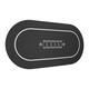 Option Blue oblong portable