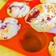 preview thumbnail 3 of 2, Non-Stick 12 Cup Premium Cupcakes Baking Pan Silicone Muffin Pan BPA Free Dishwasher Microwave Safe Red