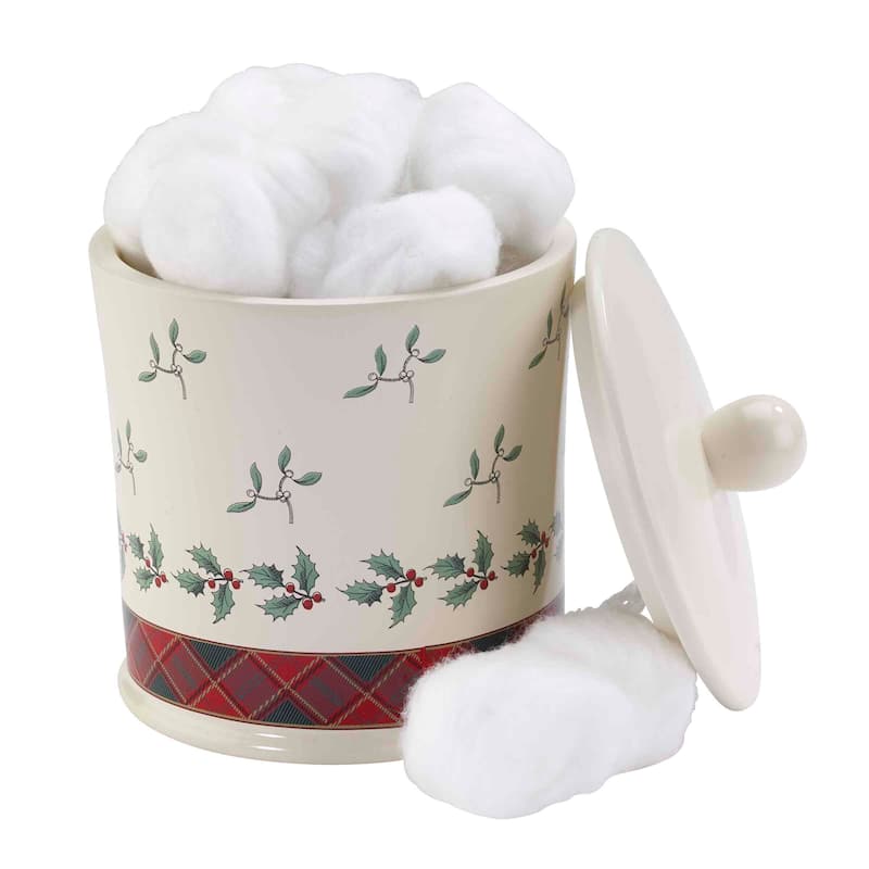 Spode® Christmas Tree Tartan Jar - Multicolor