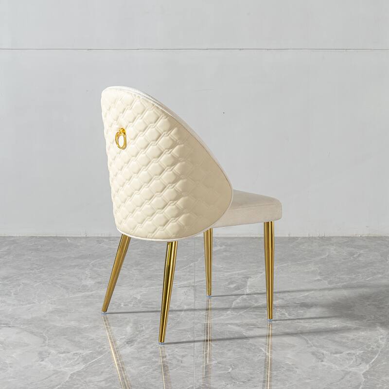 Stainless Steel Dining Chair - Gold