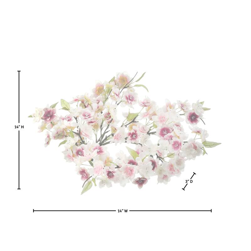 14" Cherry Blossom Wreath