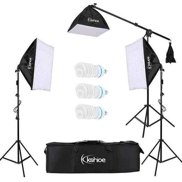 Kshioe 65W/135W Photo Studio Photography Lighting Kit Diffuser. Opens flyout.