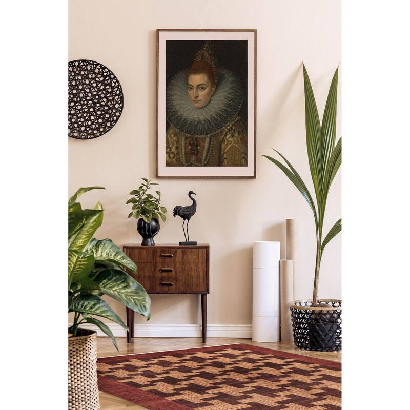 ECARPETGALLERY Hand-knotted Peshawar Ziegler Dark Brown Wool Rug - 6'0 x 8'8