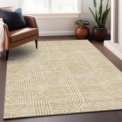 Premium Washable Super Soft Modern Geo Mayfield Rug