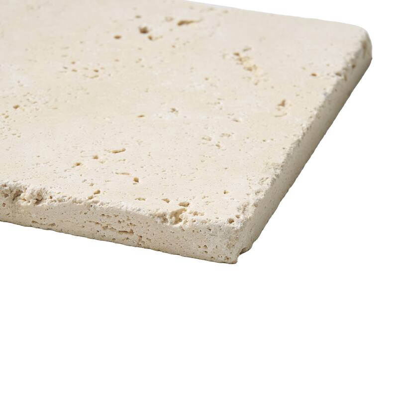 Ivory Travertine 6" x 6" Tumbled Tile