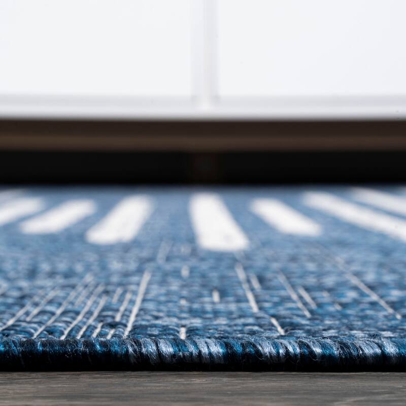 JONATHAN Y Colonia Berber Stripe Geometric Indoor/Outdoor Area Rug