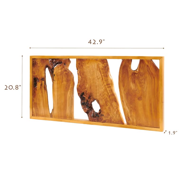Cedar Roots Wall Decor Irregular Shape Wall Art for Home