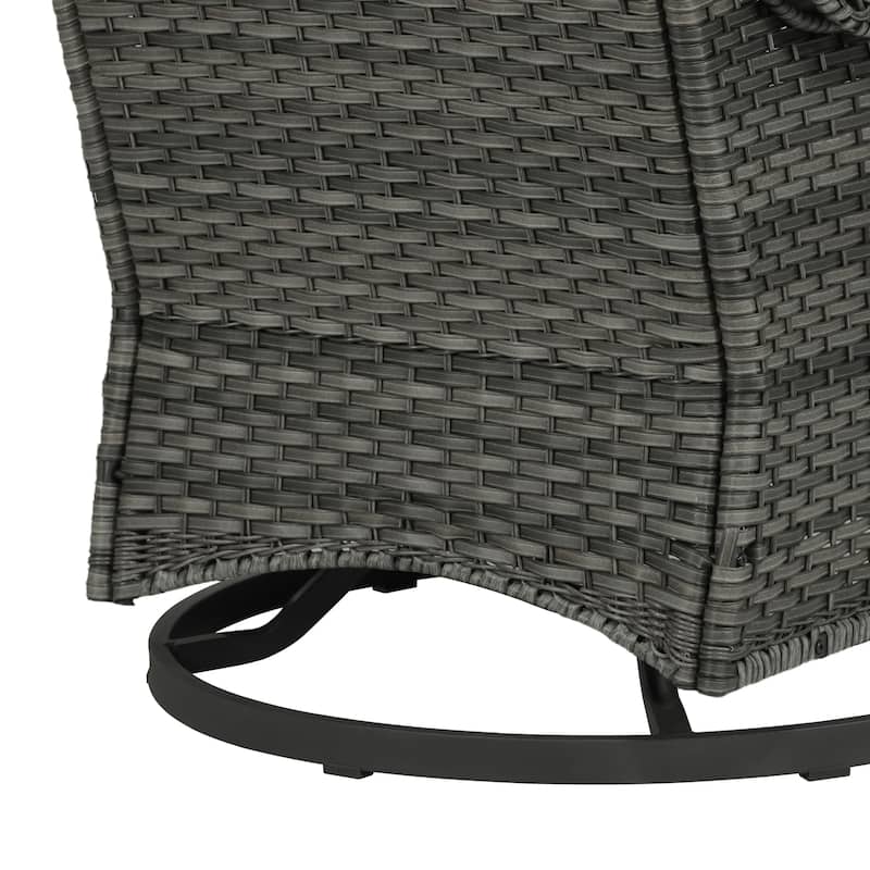 Outdoor Swivel Rocker Patio Rattan Chair