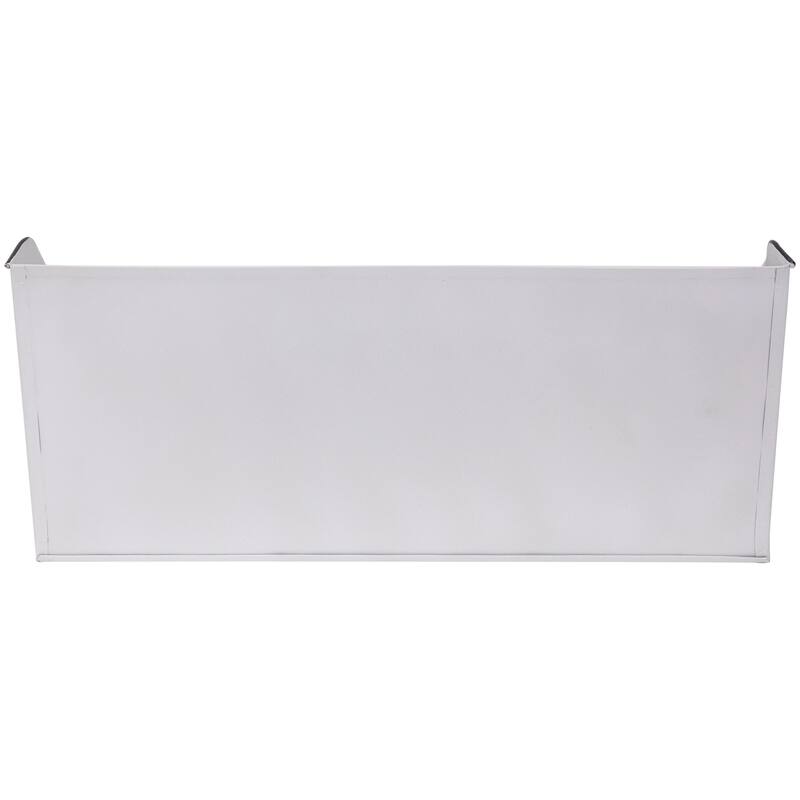 14.25" White Rectangular Kitchen Utensil Storage Holder