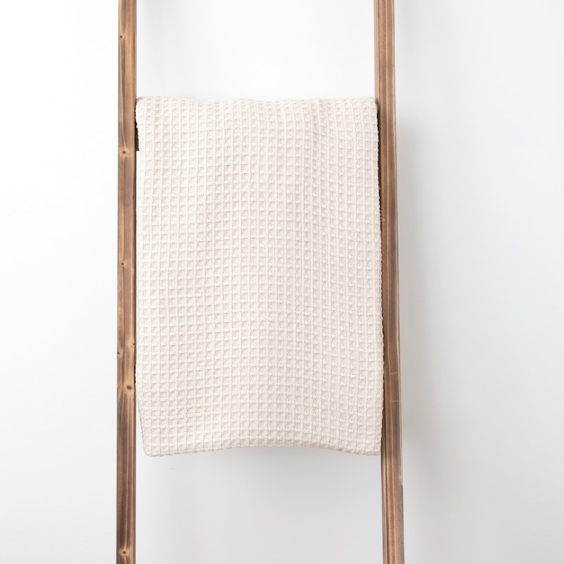 Aston & Arden Waffle Weave Cotton Blanket