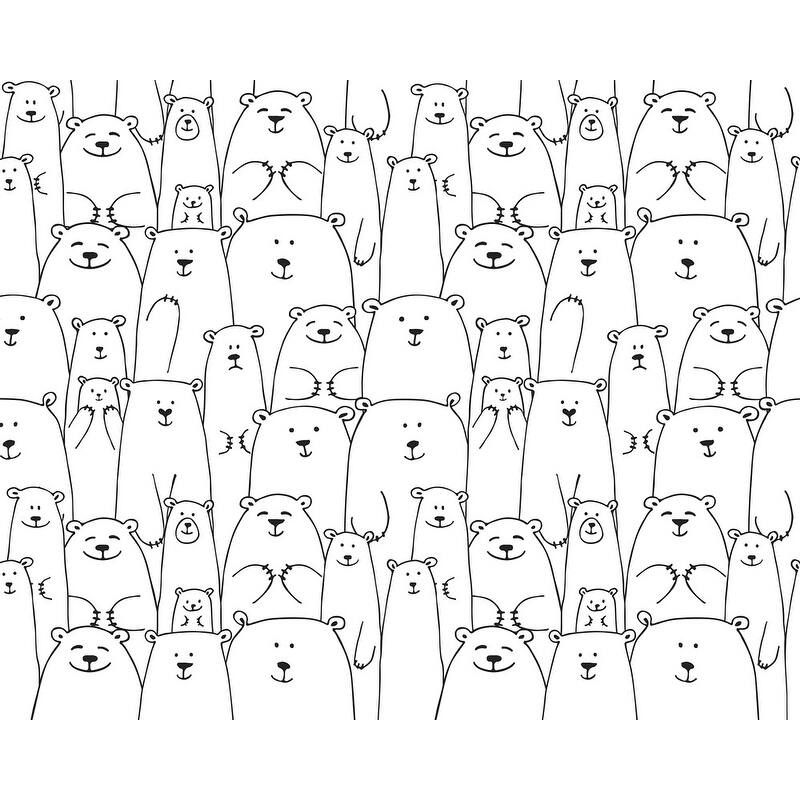 Wall Rogues Bears Wall Mural