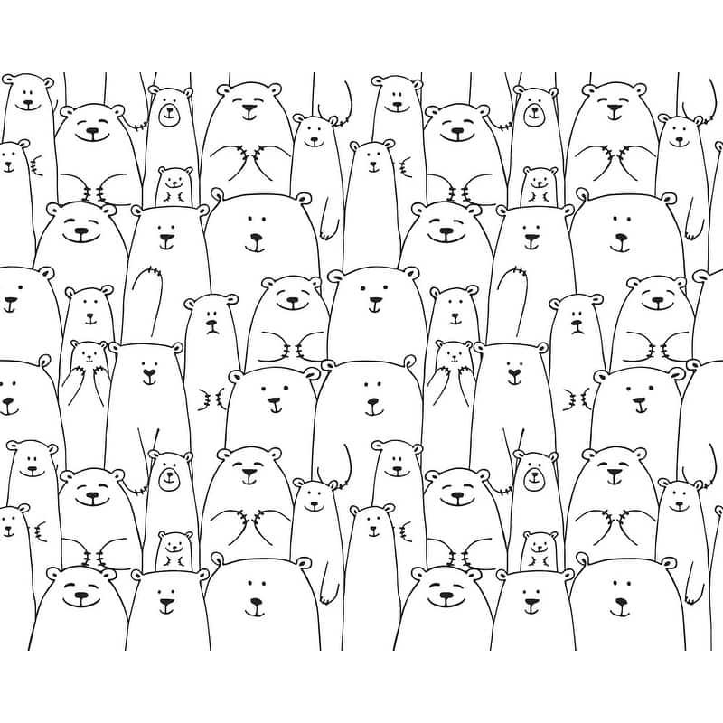 Wall Rogues Bears Wall Mural