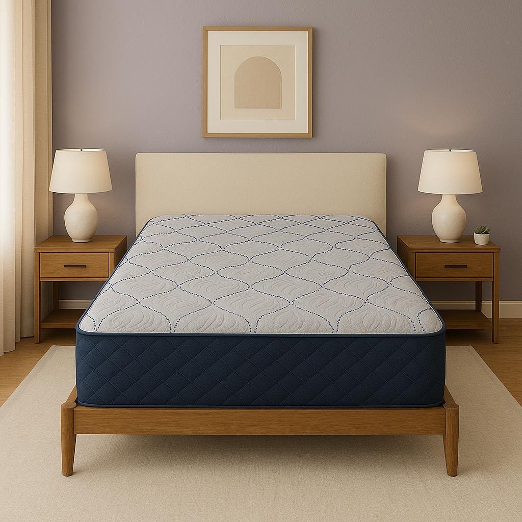 Full-Size Plush Mattress with Cooling Technology and Adjustable Base Compatibility