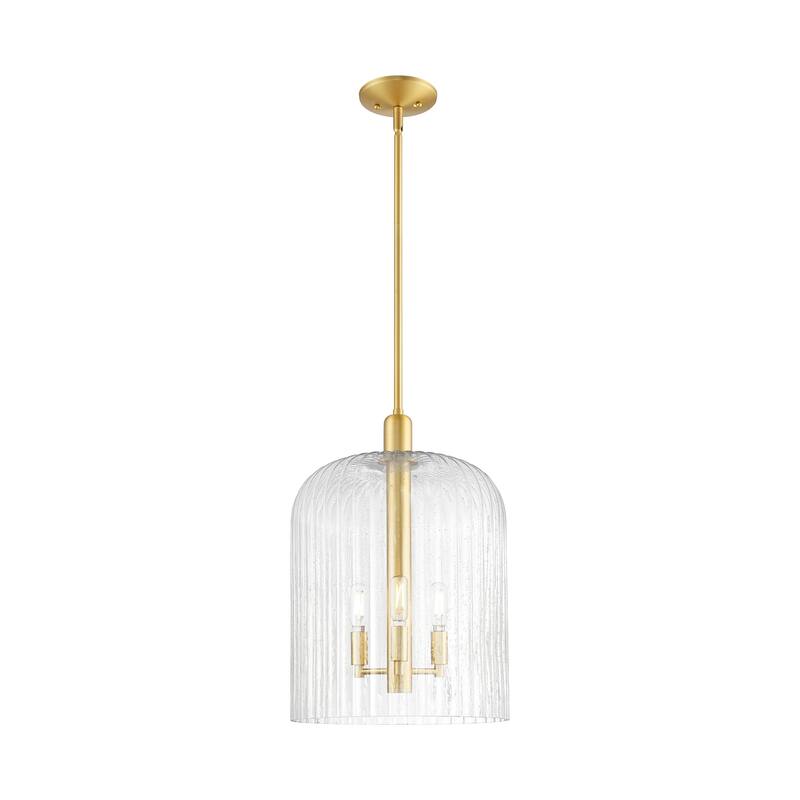 Innovations Lighting Downtown Urban - Bridal Veil - 3 Light 12" Stem Hung Mini Pendant