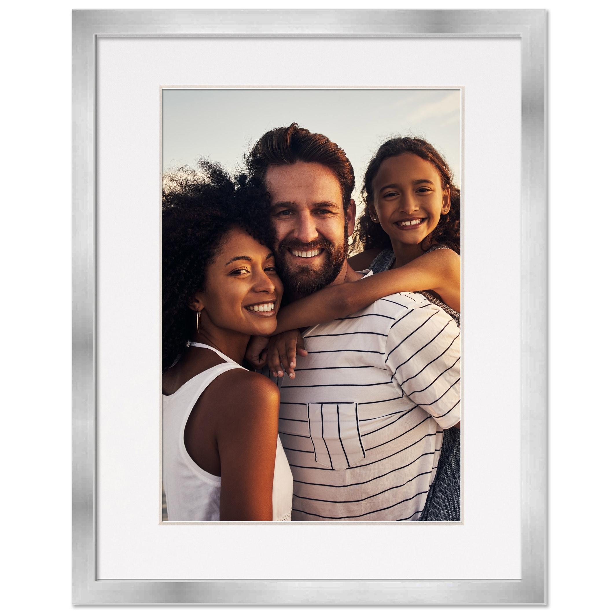 30x40 Frame with Mat - Black 32x42 Frame Wood Made to Display Print or  Poster Measuring 30 x 40 Inches with Black Photo Mat