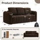 preview thumbnail 22 of 63, Cloud Sofa Corduroy Deep Seat Couch Oversized Compression Loveseat Sofa