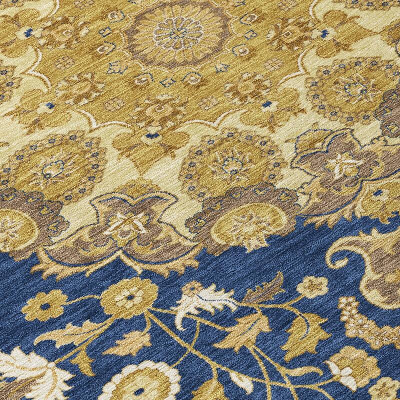 Machine Washable Indoor/ Outdoor Global Eckley Chantille Rug