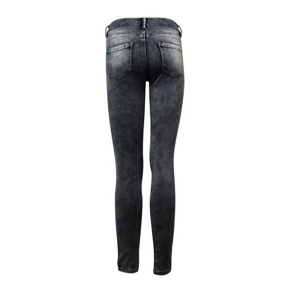 grey ripped jeggings
