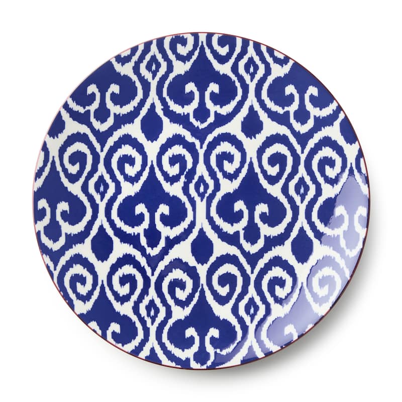 Certified International Pavillion 10.5" Dinner Plates, Set of 6 Assorted Designs - 10.50"L x 10.50"W x 1.13"H