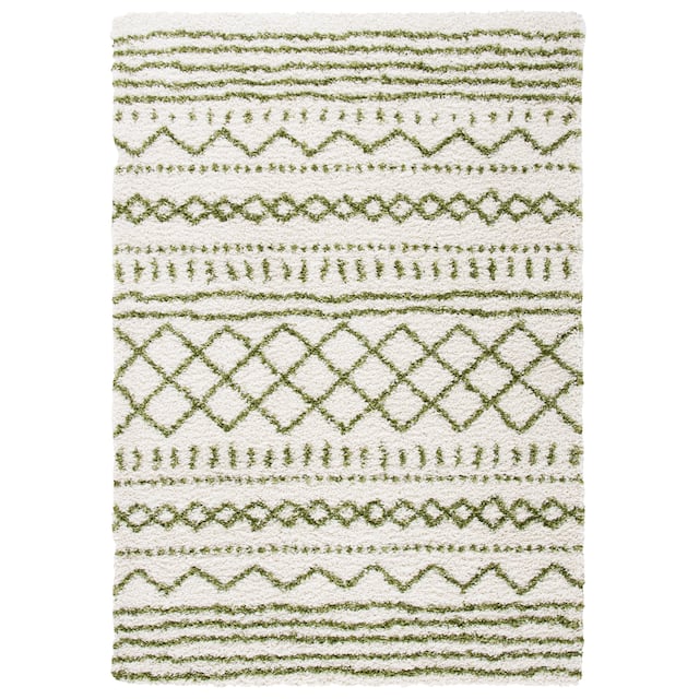 SAFAVIEH Arizona Shag Lotta Moroccan 1.2-inch Thick Rug