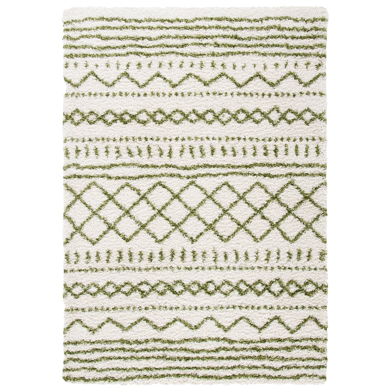 SAFAVIEH Arizona Shag Lotta Moroccan 1.2-inch Thick Rug