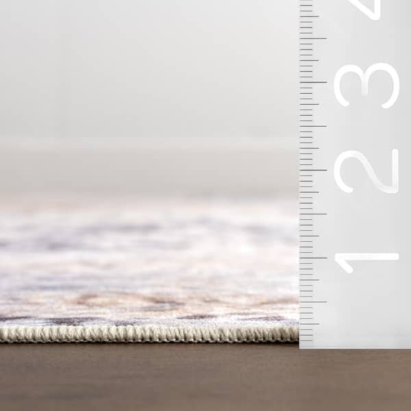 Nuloom Makenzie SplashGuard Modern Abstract Machine Washable Area Rug