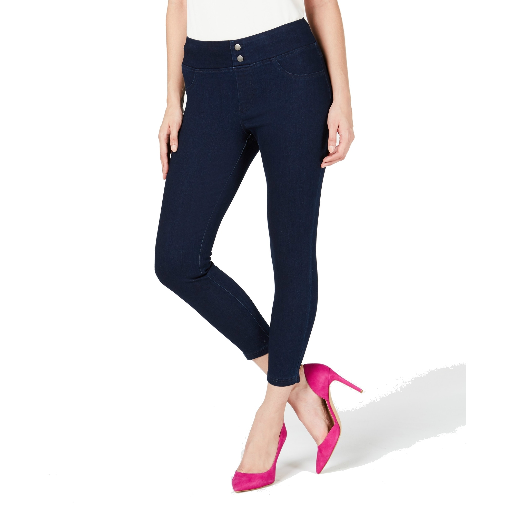 hue black capri leggings