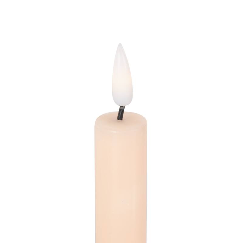 Wax Flameless Candle with Remote Control - Set of 6 Red, Black, White, Yellow, Blue or Pink - Roche River Decor