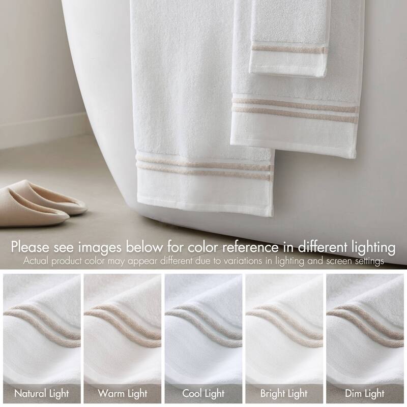 Madison Park Roan Border 6 Piece Towel Set