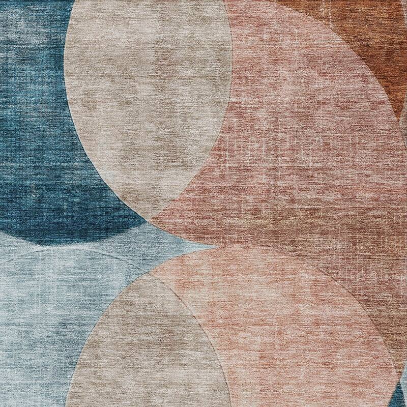 HomeRoots Geometric Transitional Rectangle Outdoor Rug