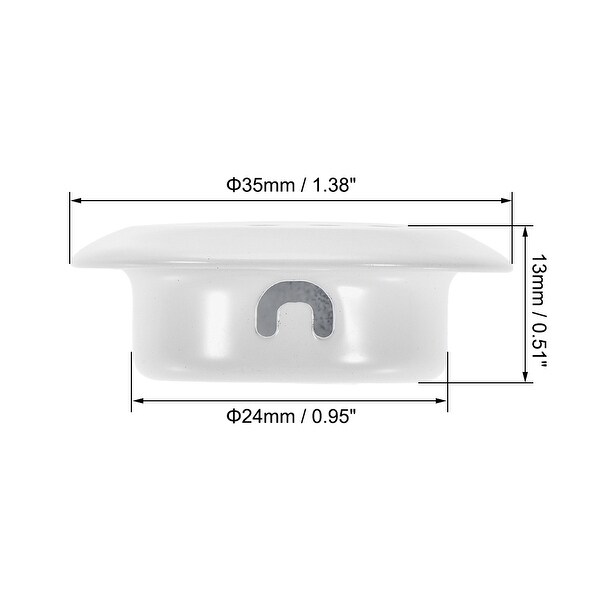 5 Stück Runde Lüftungsgitter Aus Edelstahl | Ø 3,5 Cm | Für Schränke & Möbel