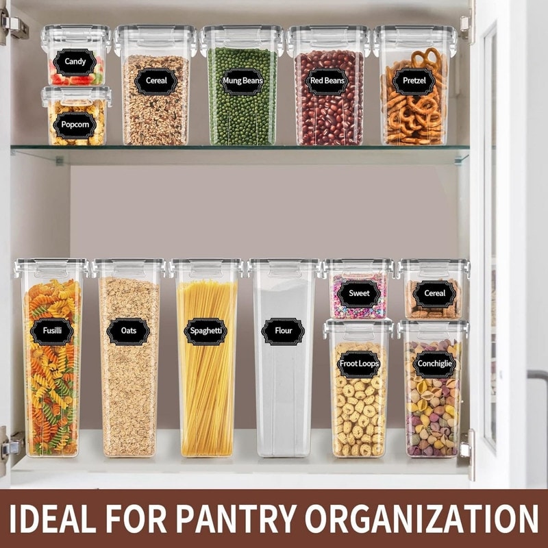 Airtight Food Storage Containers Set, Vtopmart 24pcs Plastic
