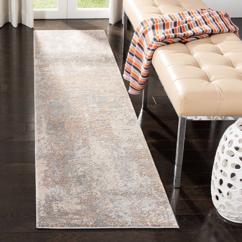 SAFAVIEH Invista Jann Contemporary Rug - 2' x 8' Runner - Beige/Cream