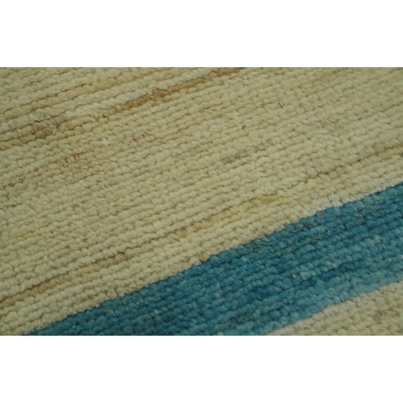 Vegetable Dye Wool Oushak Turkish Large Rug, Geometric Carpet - 17' 9'' X 12' 7''