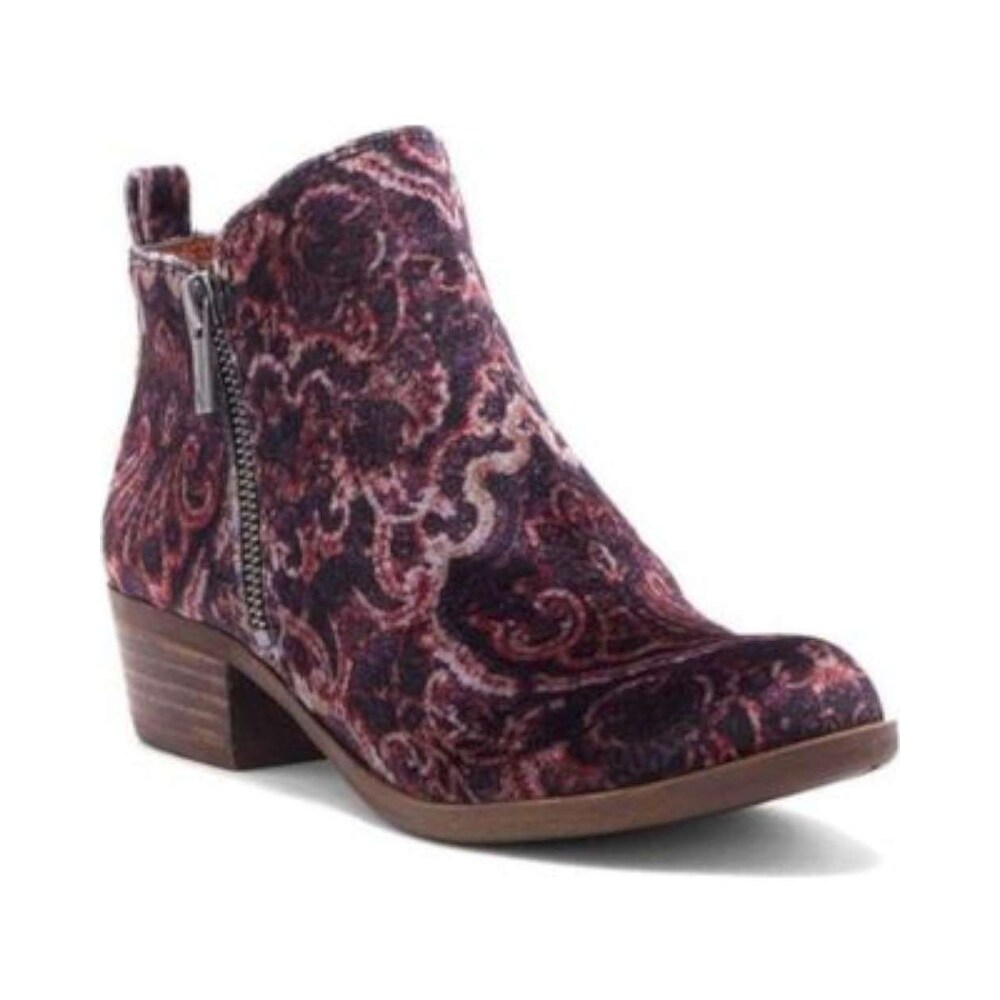 low heel lucky brand booties