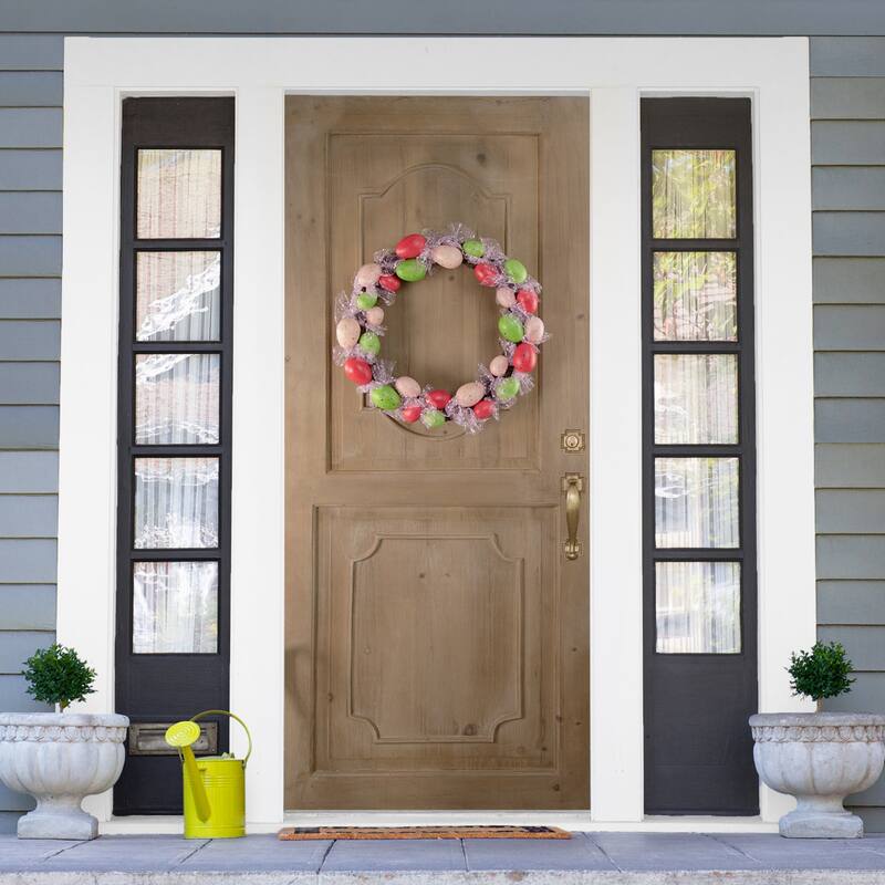 3-Piece Speckled Easter Egg Tree, Ball and Wreath Set