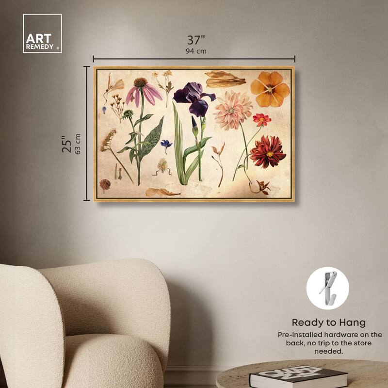 Floral Selection II Canvas by Art Remedy