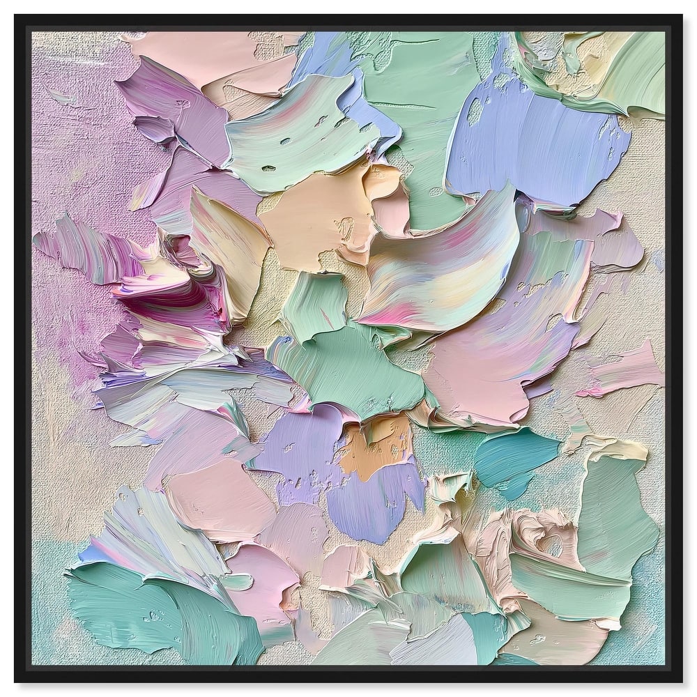 Flowing Mousse II Canvas by Art Remedy