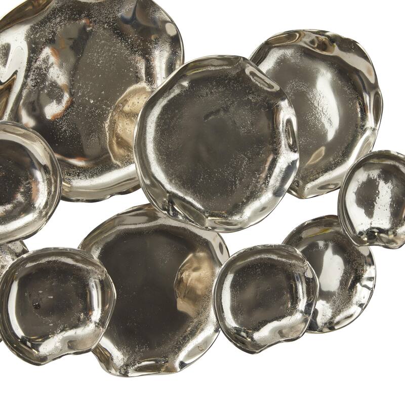 Multi Colored Metal Indoor Outdoor Artificial Lizard Home Wall Decor with Teal and Yellow Accents