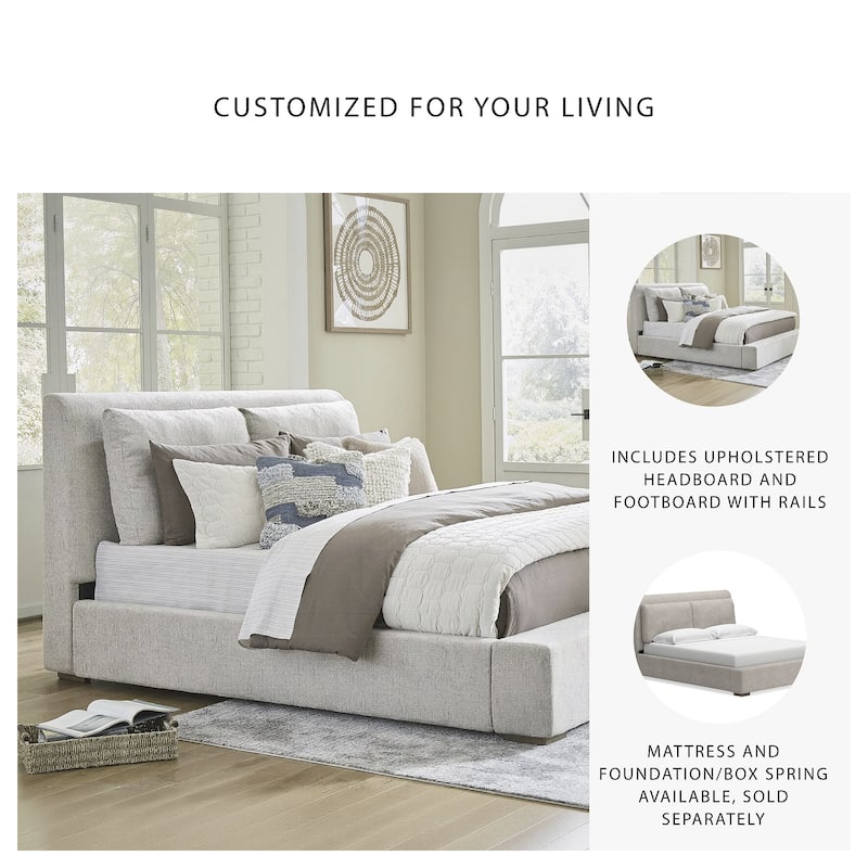 Signature Design by Ashley Cabalynn Brown King Upholstered Bed